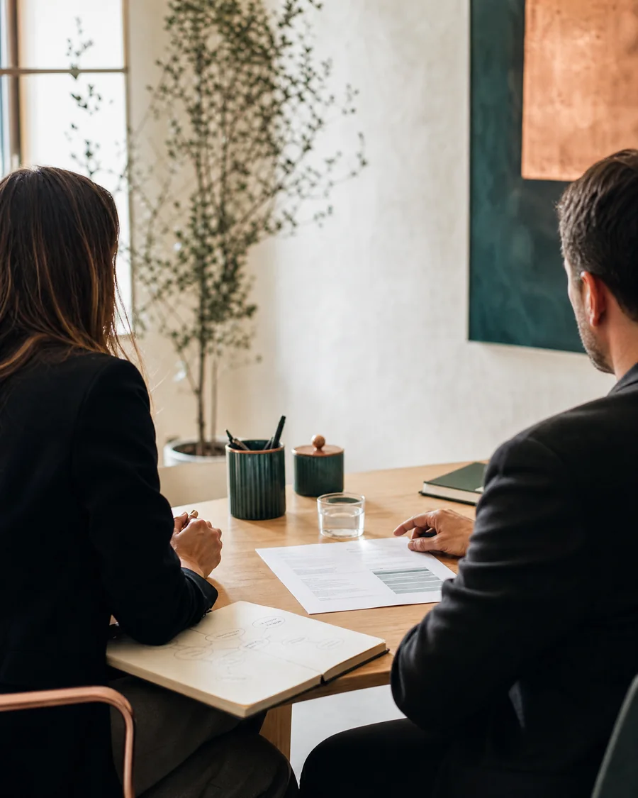 Reunião de trabalho da DOMIVA com um cliente